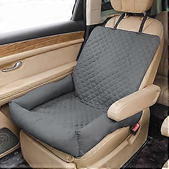 Pet Car Seat for BMW 5 6 Series with Booster View and Density Cushion, Grey