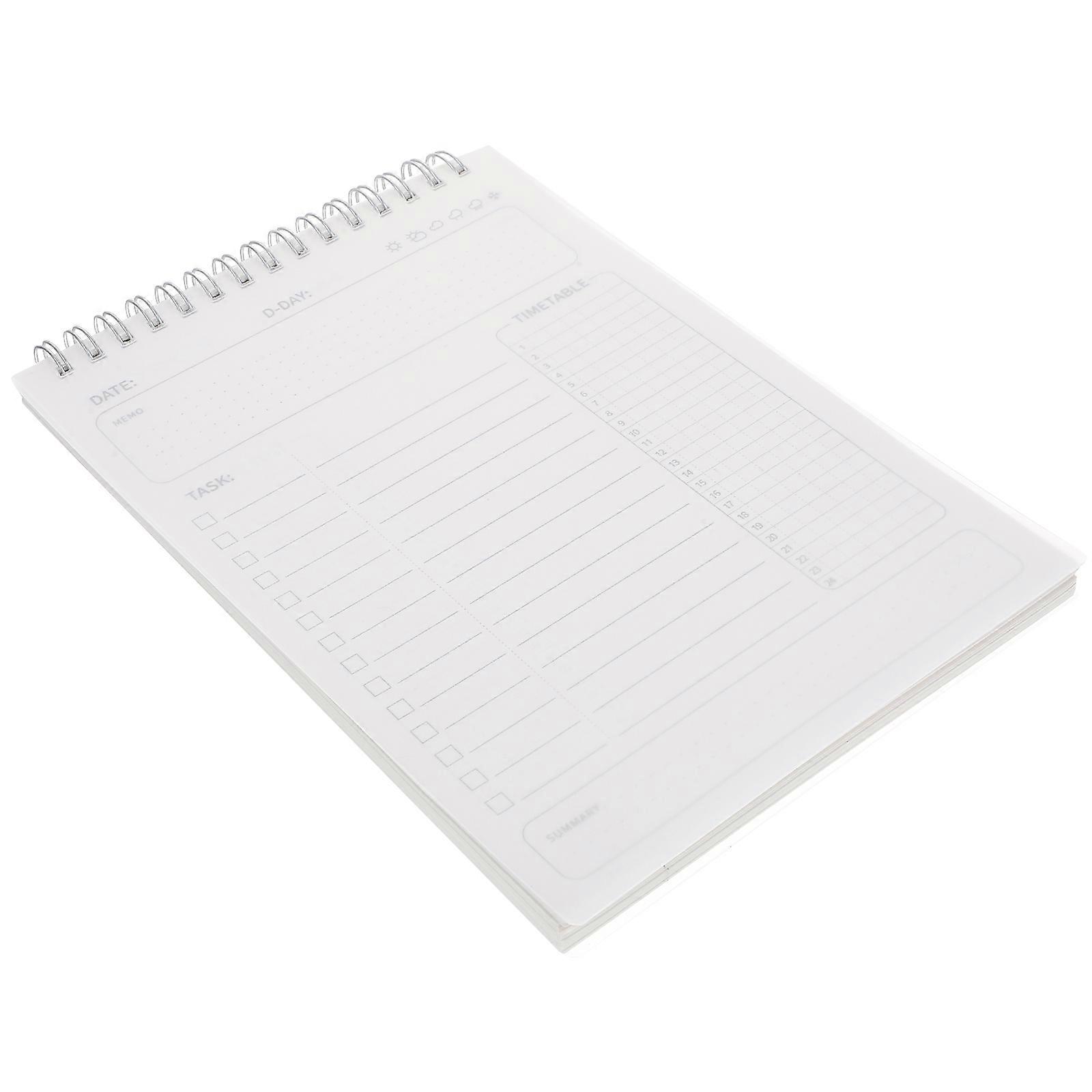 Daily Planner Undated Tear Off Notepad for Scheduling 3Pcs Planner Notepad