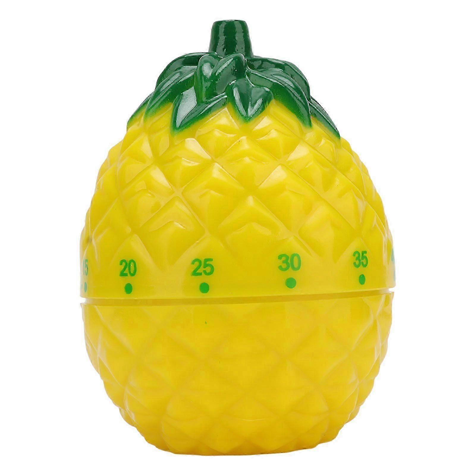 Kitchen Timer Fruit Shape Cute Style Plastic Material 6.4x6.4x8.7cm Compact Mechanical Timer compatible Home