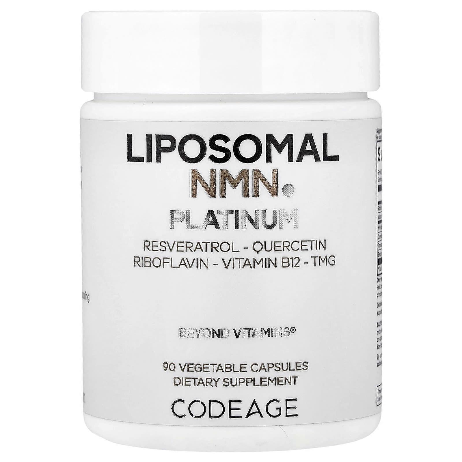 Codeage, Liposomal NMN, Resveratrol, Quercetin, 90 Capsules