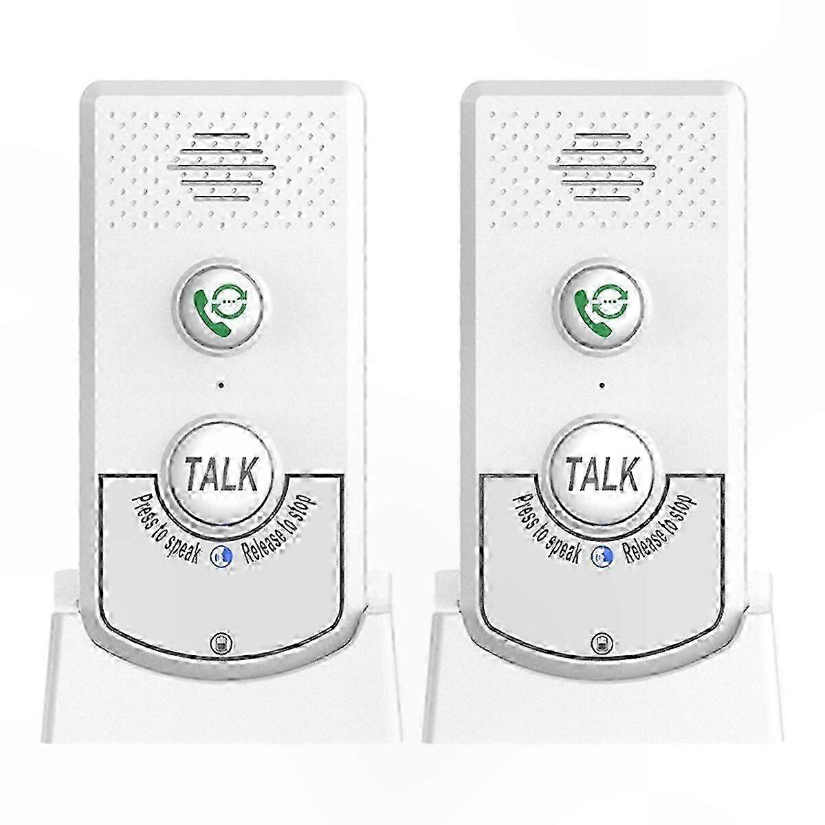 Wireless Home Intercom System with Bidirectional Voice Communication for Extended Range Calling