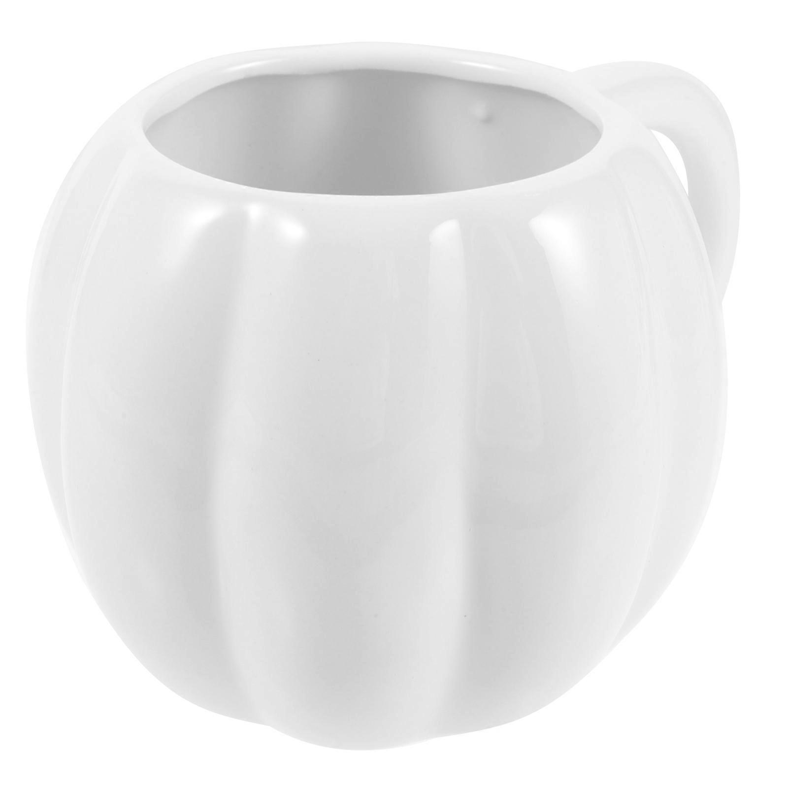 Novelty Mug Halloween Pumpkin Face Design Ceramic Multi-Functional Use 1Pack