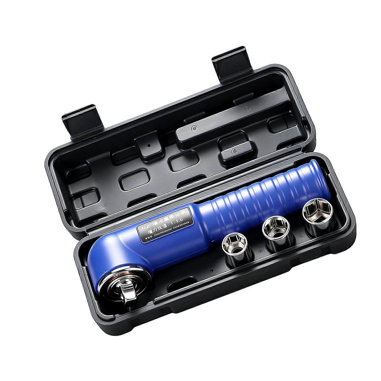 Compacts 1/2 Pneumatic Right Angles Impacts Wrench Multipurpose Use With Comfortable Grip and Quick Changes Head Systems Multicolor