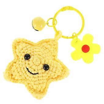Key Pendant Wool Decoration Pendant for Adornment 1Pcs Yellow Bag Accessory