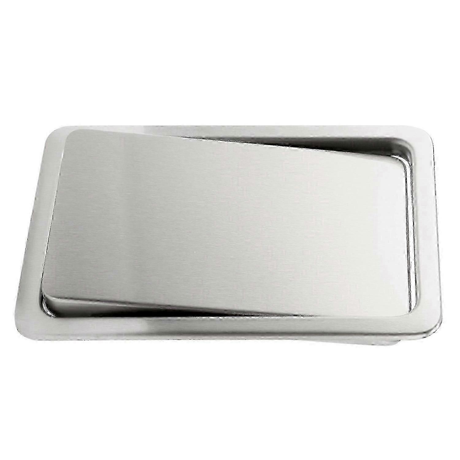 Kitchen garbage flap Compatible with countertop, built-in flush trash bin cover