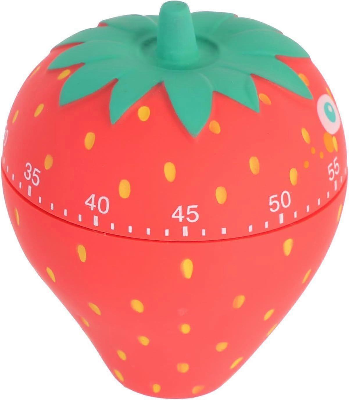 Strawberry Kitchen Timer Mechanical Time Restaurant Manager Cooking