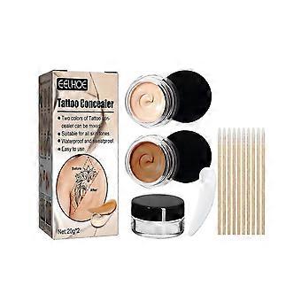 Tattoo Cover Up Waterproof Make-up, Tattoo Concealer, Scar Cover Up Waterproof Make-up, Professional Skin Concealer Set_DUIBW