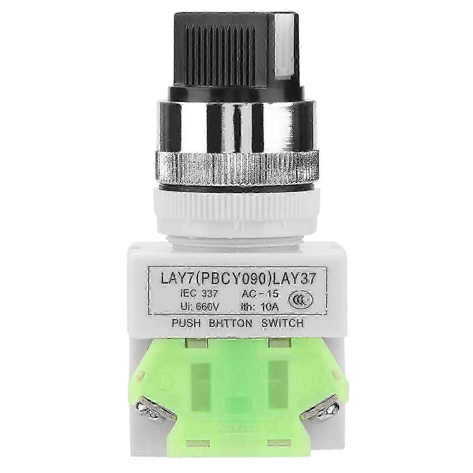 3 Position Maintained Selector Self Locking Rotary Switch LAY37-20X/31