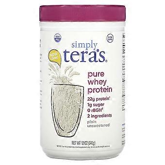 Simply Tera's, Proteína de Soro de Leite Pura, Natural Sem Açúcar, 340 g (12 oz)