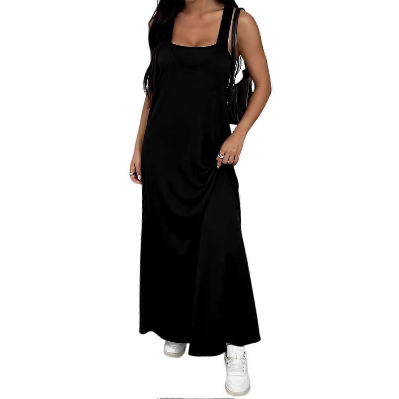 Minimalist Cami Dress  Retro Inspired & Solid  compatible with Classic Elegance  Lightweight