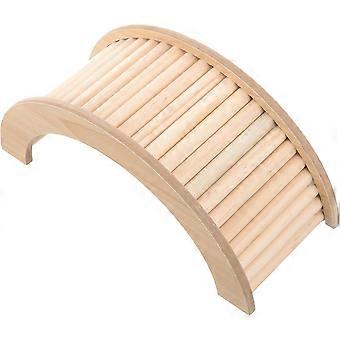 Wooden Hamster Bridge Climbing Ladder Small Animal Ramp for Guinea Pigs and Hamsters Cage Toy Exercise Accessory