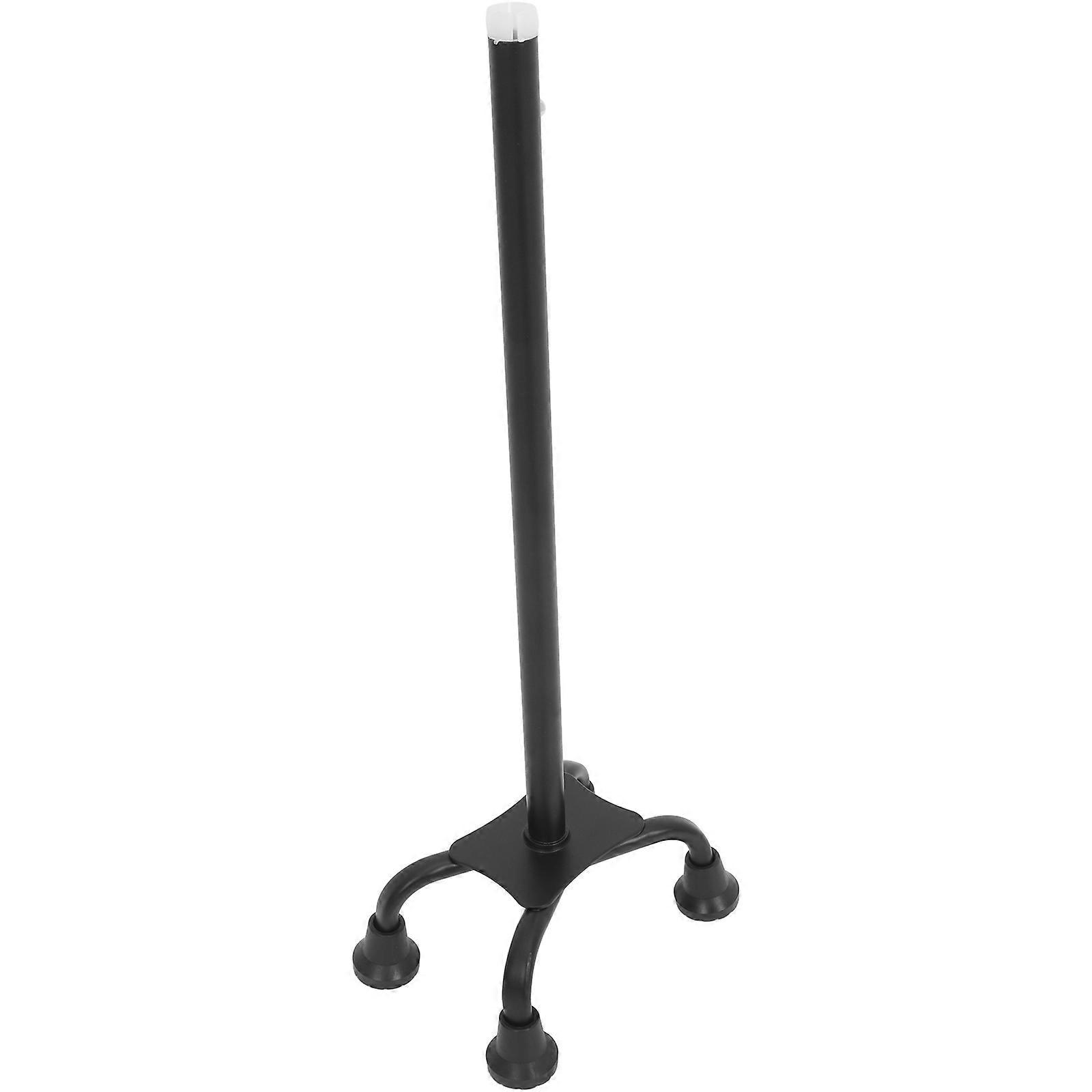 Walking Cane Tip Black Quad Rubber Cane Tips for Stable Support 4 Points