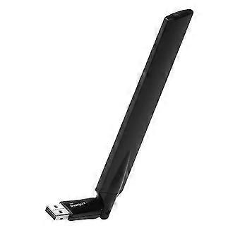 Dual-Band USB WiFi Adapter, Long Range 5dBi Antennas, USB 3.0 Network Receiver for PC Laptop Gaming - High Speed Wireless