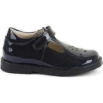Froddo Girls G3140186-2 Evia School Shoes Blue Patent