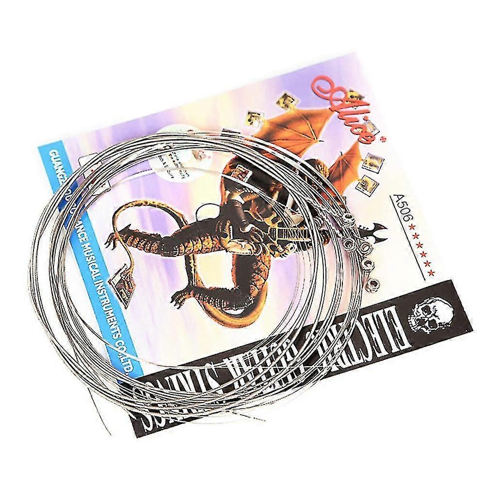 Alice A506 Electric Guitar Strings E (1st) - E(6th) Compatible With Guitar