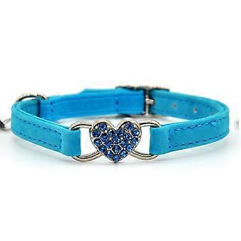 Cat Collar, Adjustable Soft Velvet Cat Collar with Bell, Cute Pet Supply, Suitable for Most Cats and Small Dogs(25cm-30cm)