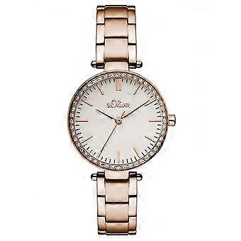 s.Oliver women's watch wristwatch stainless steel SO-3159-MQ