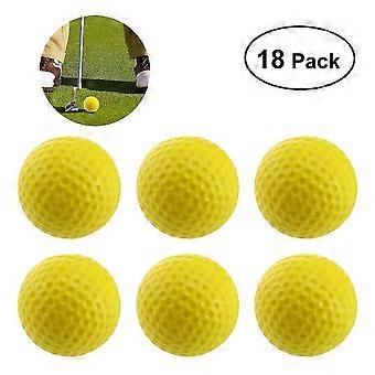 ZY6 Yellow Accessories Floating Golf Balls Soft Balls Sponge Balls Glof Accessories