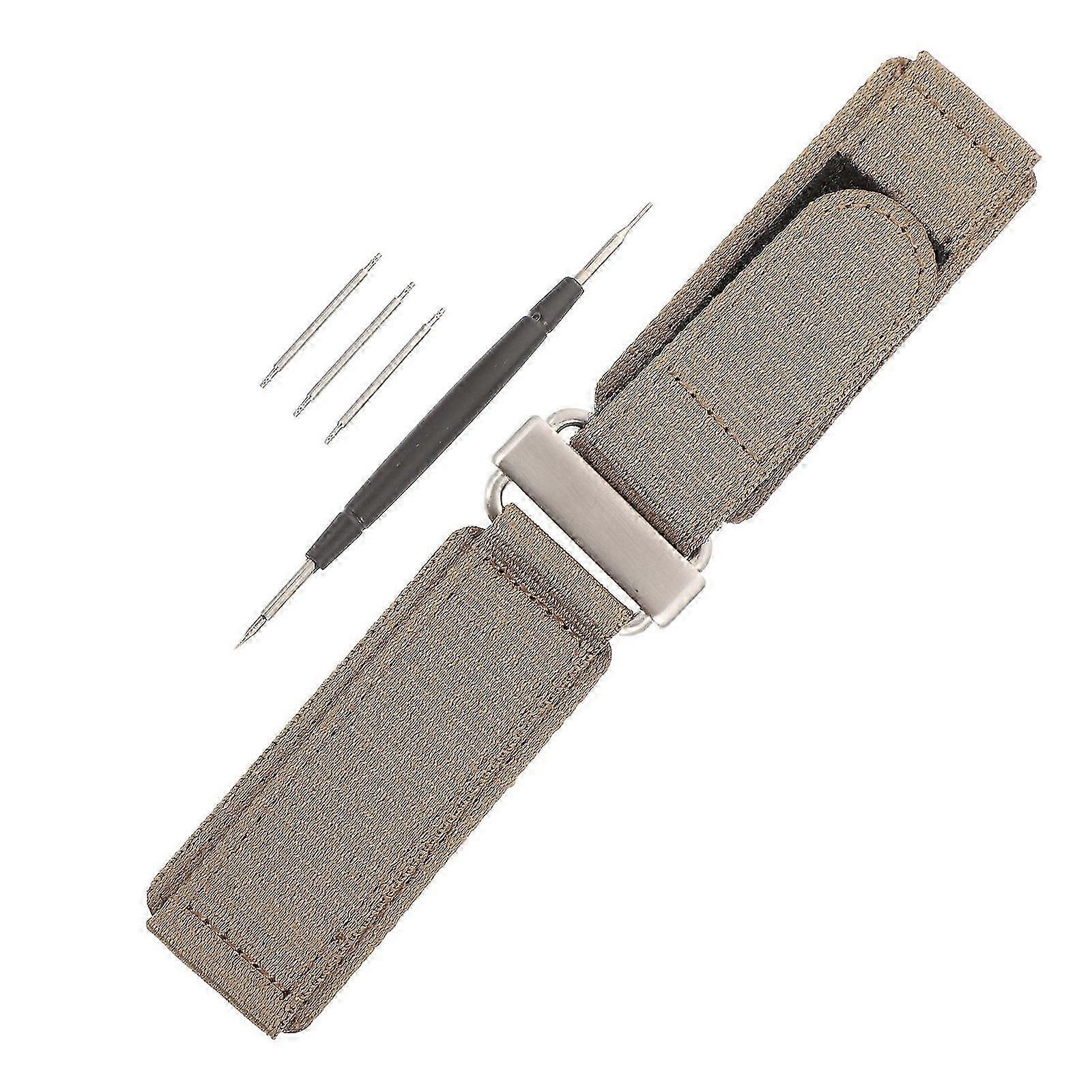 Hook and Loop Nylon Watch Strap, Assorted Color, Replacement for Most Watches