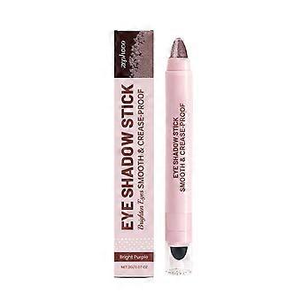 2pcsShimmery Cream Eyeshadow Stick, Bright Purple, Portable for Daily Use and Parties