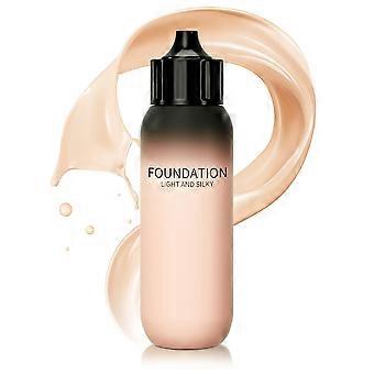Liquid Foundation Full Coverage Waterproof Matte Finish for Oily Skin