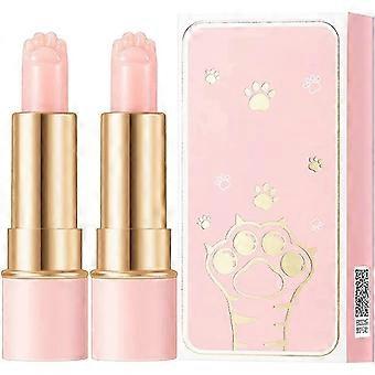 Color Changing Lip Balm Pink Long Lasting Hydrating Natural Formula for Dry Lips