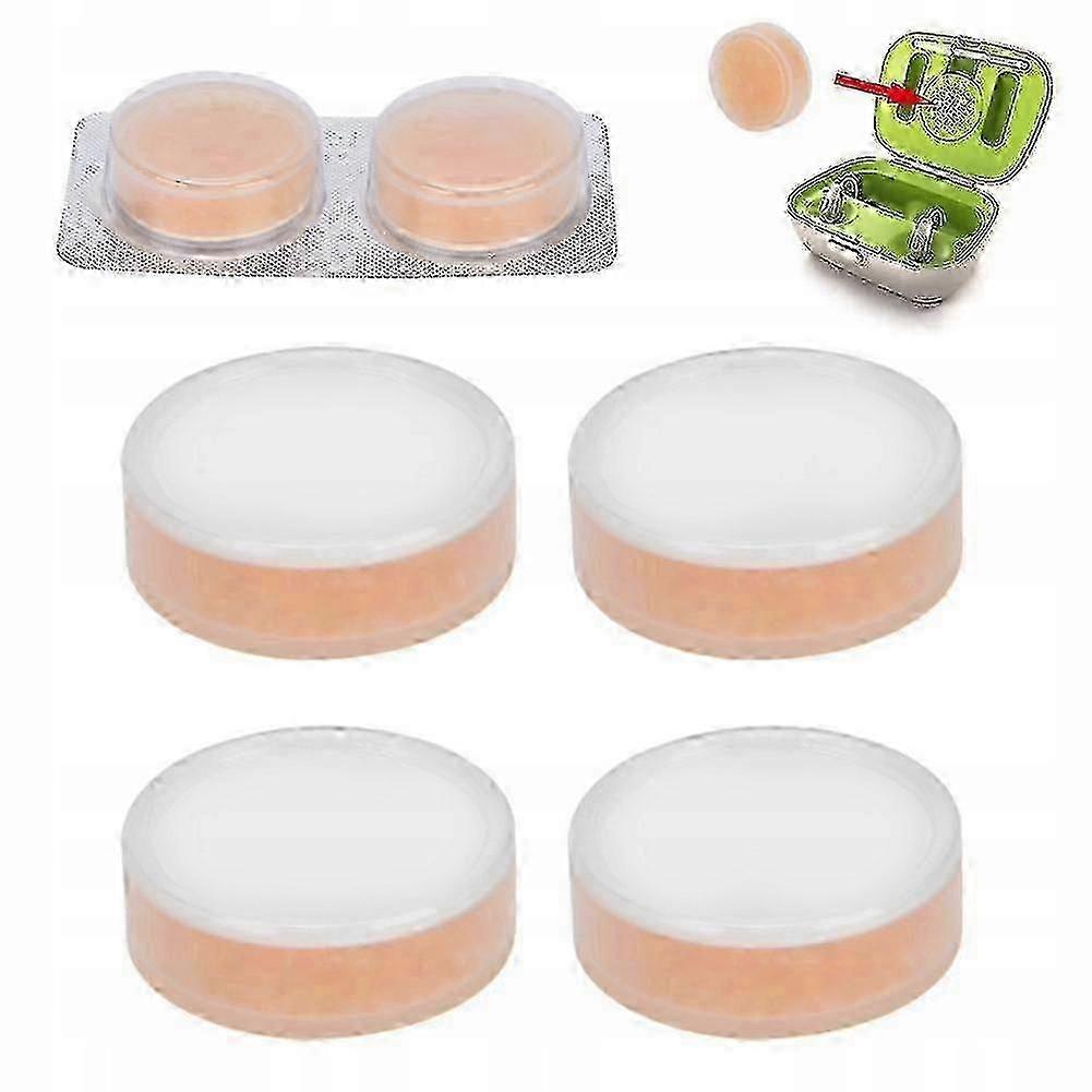 Capsules déshumidificateurs pour appareils auditifs - Lot de 4, compatibles avec le contrôle de l'humidité des appareils auditifs PZ
