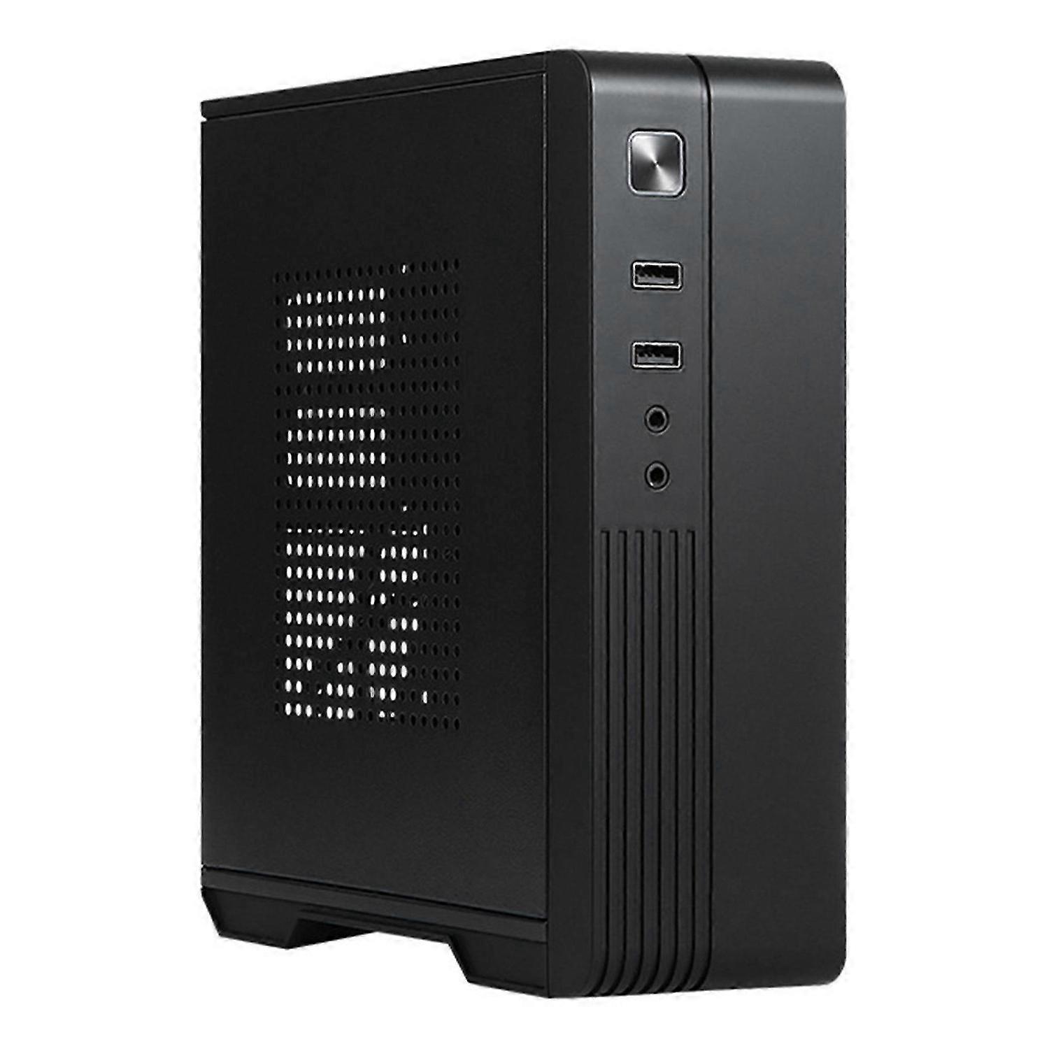 MX02 Mini ITX Computer Case HTPC Chassis USB2.0 for Office Business