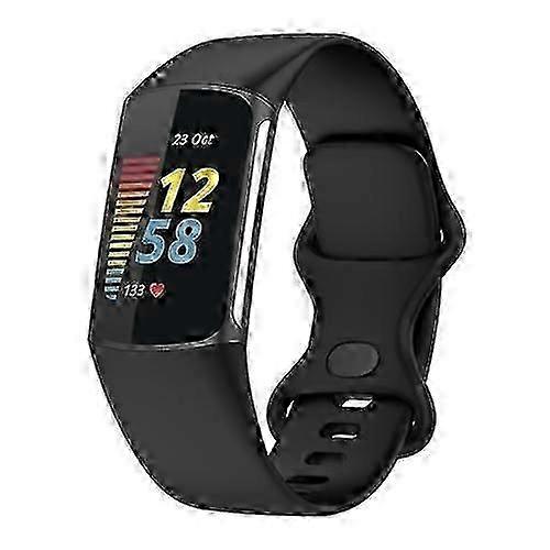 For Fitbit Charge 5 Silicone Watch Band