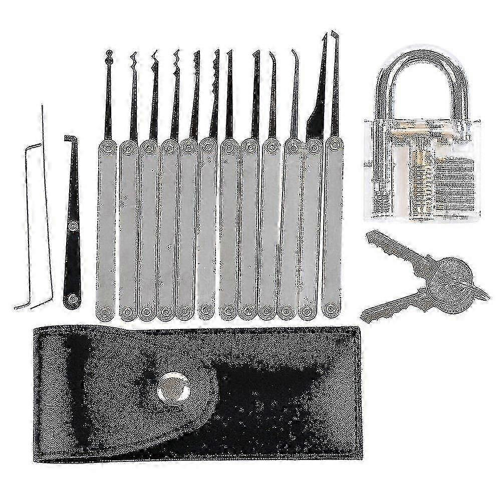 15 In Professional Lock Pick Set Lock Picking Tools Kit