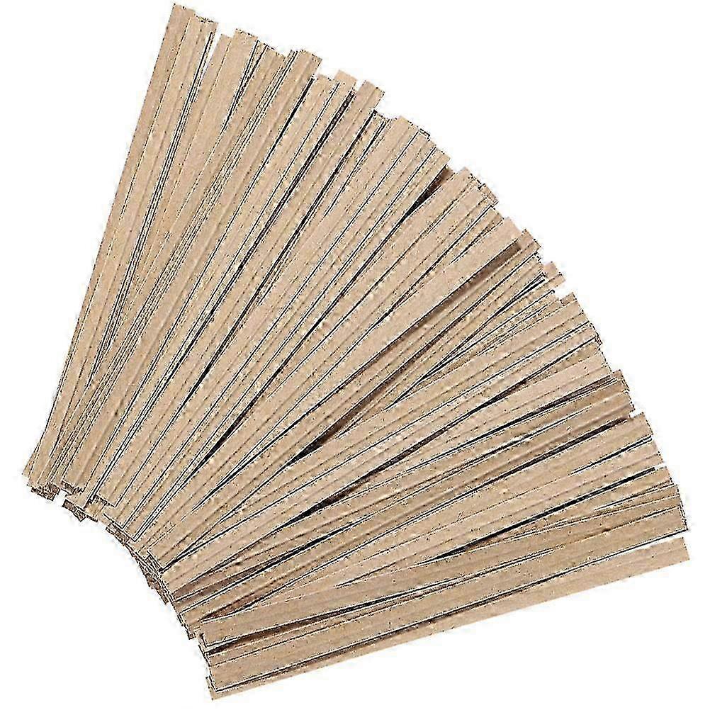 4000pcs Light Brown Paper Twist Ties, Bread Bag Ties compatible with Bakery, Cookie, and Gift Packaging