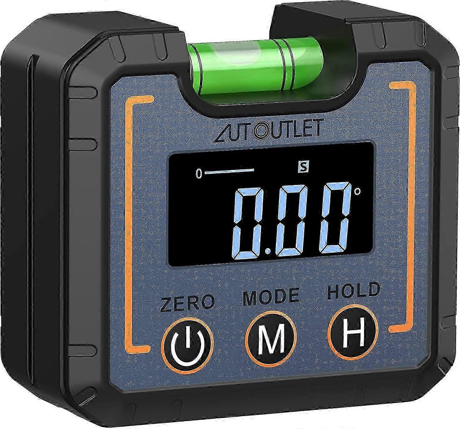 Digital Inclinometer, Protractor Lcd Angle Finder Bevel Box., Grey