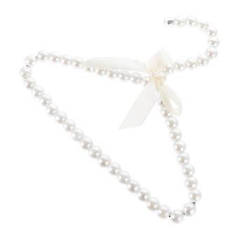 Pet Clothes Hanger Pearl Dog Garment Hanger for Home with 3Pcs Clothes Rack
