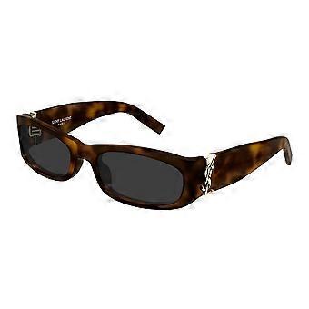 Saint Laurent SL M152 003 Full Rim Tortoise Unisex Rectangle Sunglasses UV3 Original