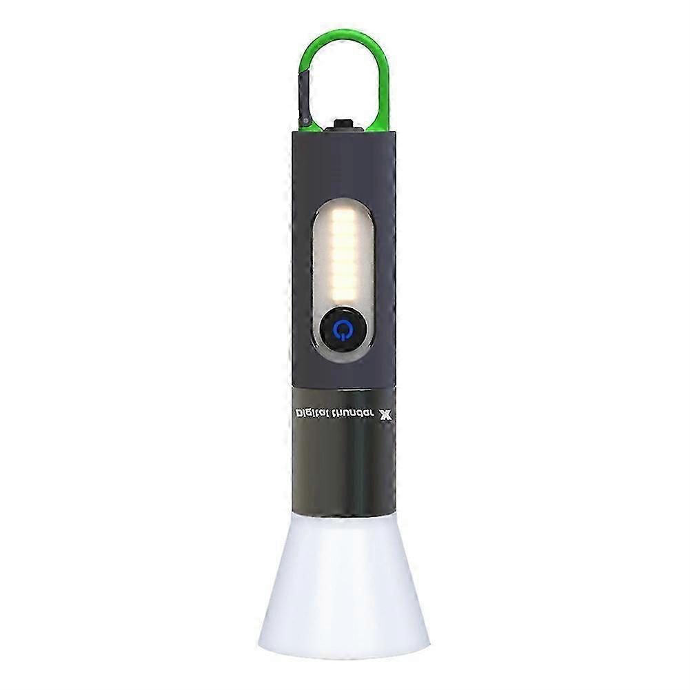 USB Rechargeable Camping Lantern Flashlight Torch Outdoor Light Tool