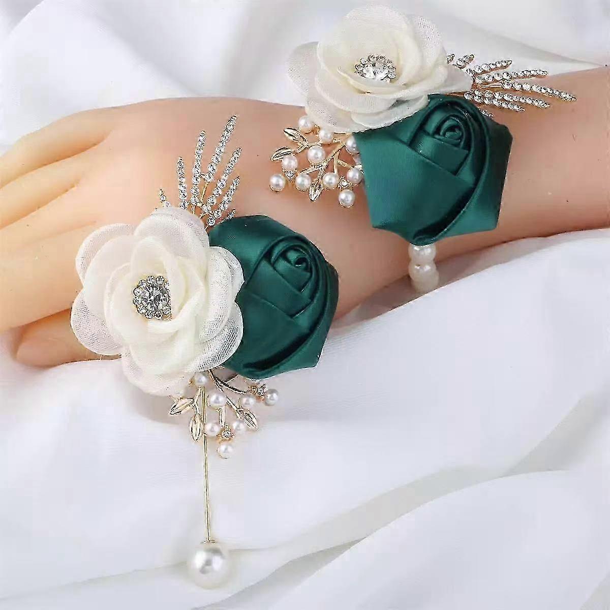 Handmade Rose Chest Flower Set