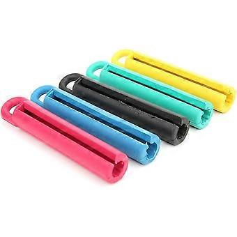 Professionele rubberen ophanghouder voor korte pool-, snooker- en biljarttips (5 stuks, willekeurige kleur)