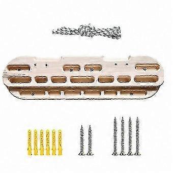 Portable Wooden Hangboard compatible with Climbing, compatible withearm Strengthener and Grip Trainer compatible with Rock Climbing Enthusiasts