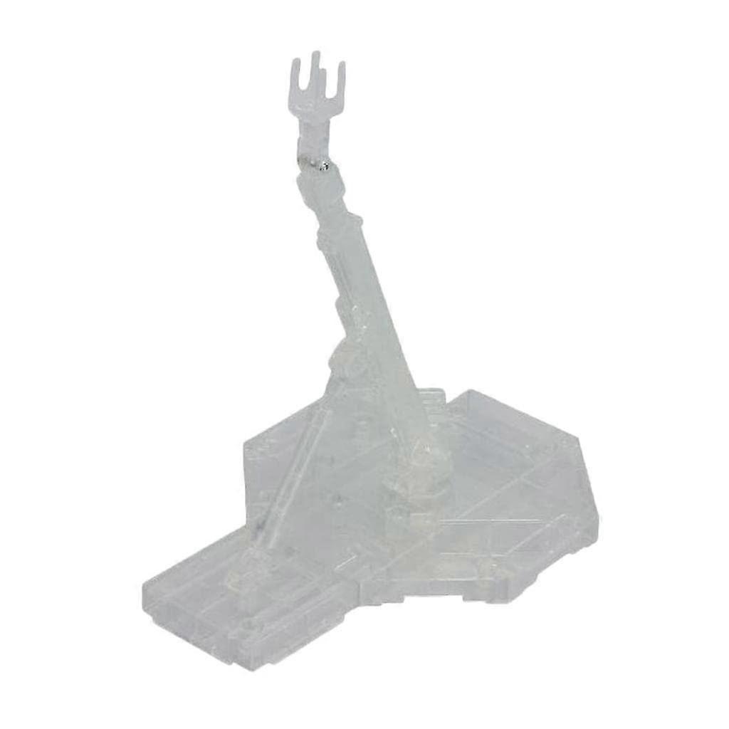 Clear Action Figure Stand for 1/100 Scale Models, Stable Display Base with Transparent Support