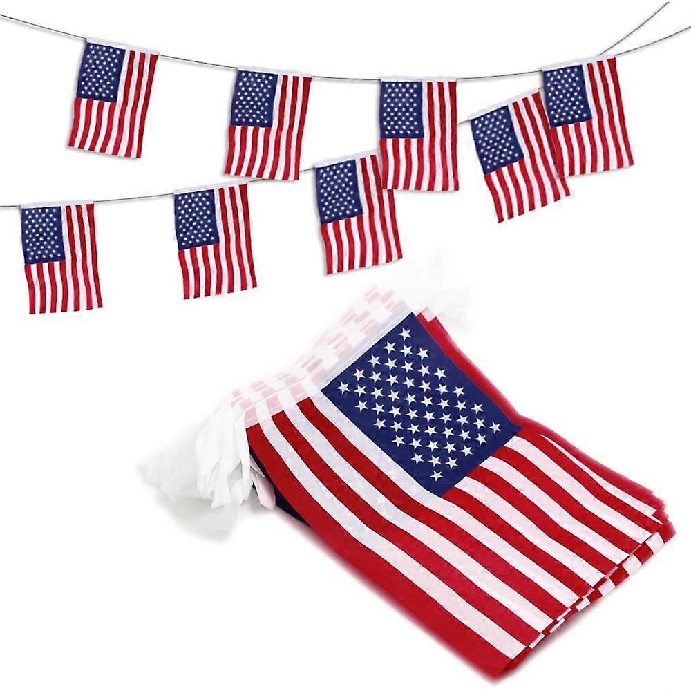 Vibrant Polyester String Pennant Flags