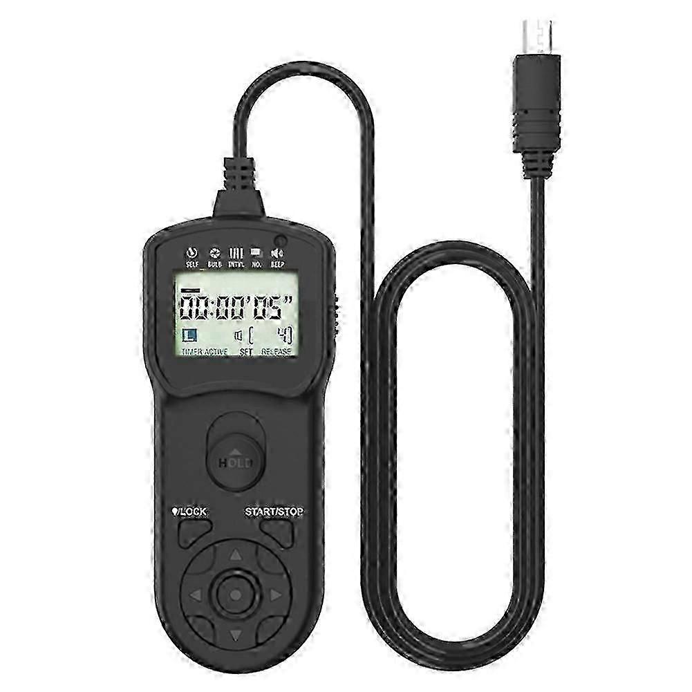 JJC Timer Delay Shutter Cable Remote Control is Suitable compatible with Sony RM-SPR1 Camera Wired Shutter Cable COS