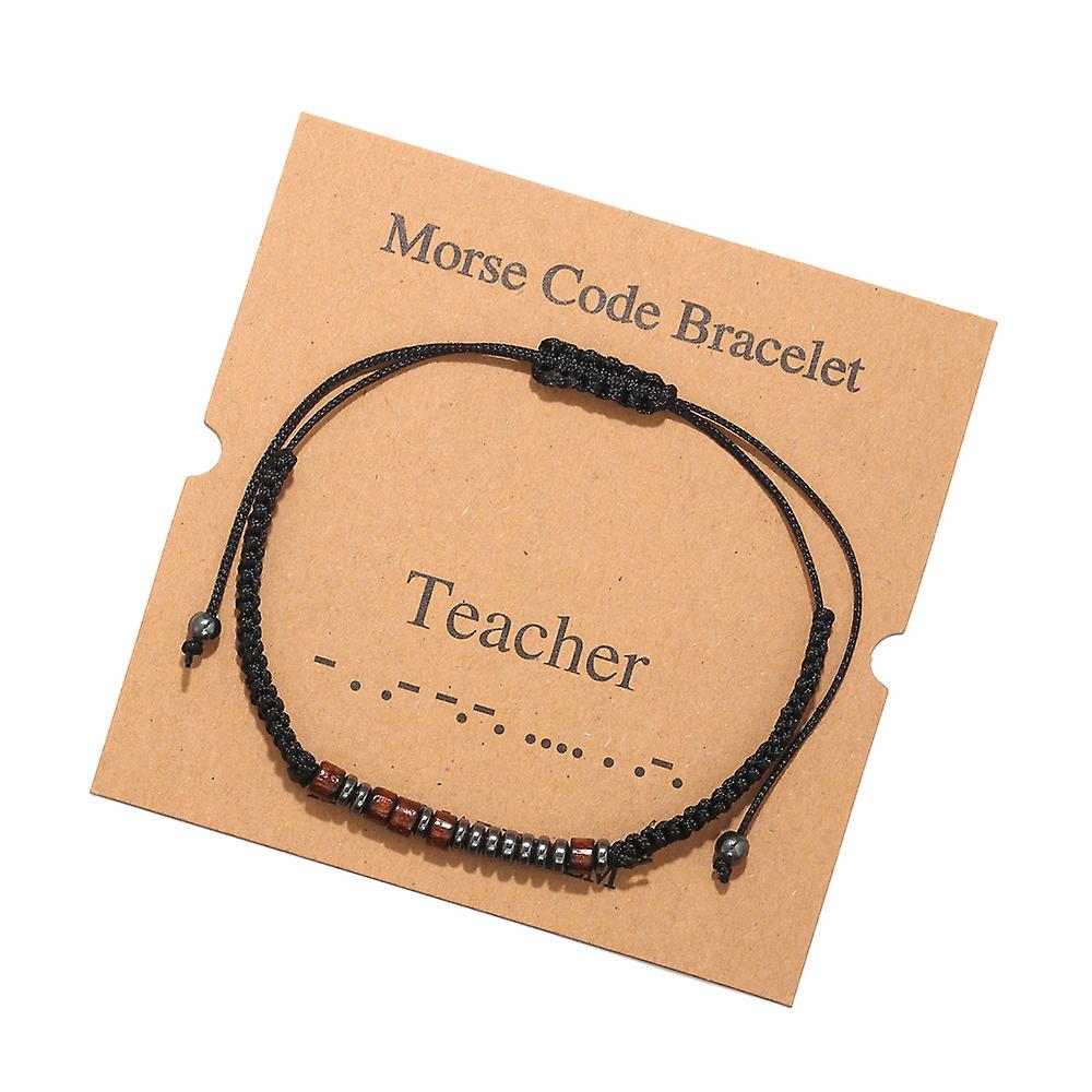 Paar Morse Code Armband
