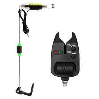Wireless Fishing Line Alarm with Receiver Notification, Activity Response, and Direct Mounting to a Fishing Rod Rest  Yellow