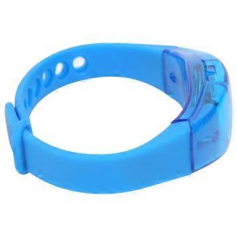 Verstelbare LED-armband voor 's nachts hardlopen, siliconen polsband met knipperende lichtjes, geschikt voor feesten.