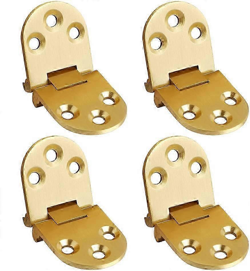 Solid Brass Brushed Finished Folding Flip Top Hinge