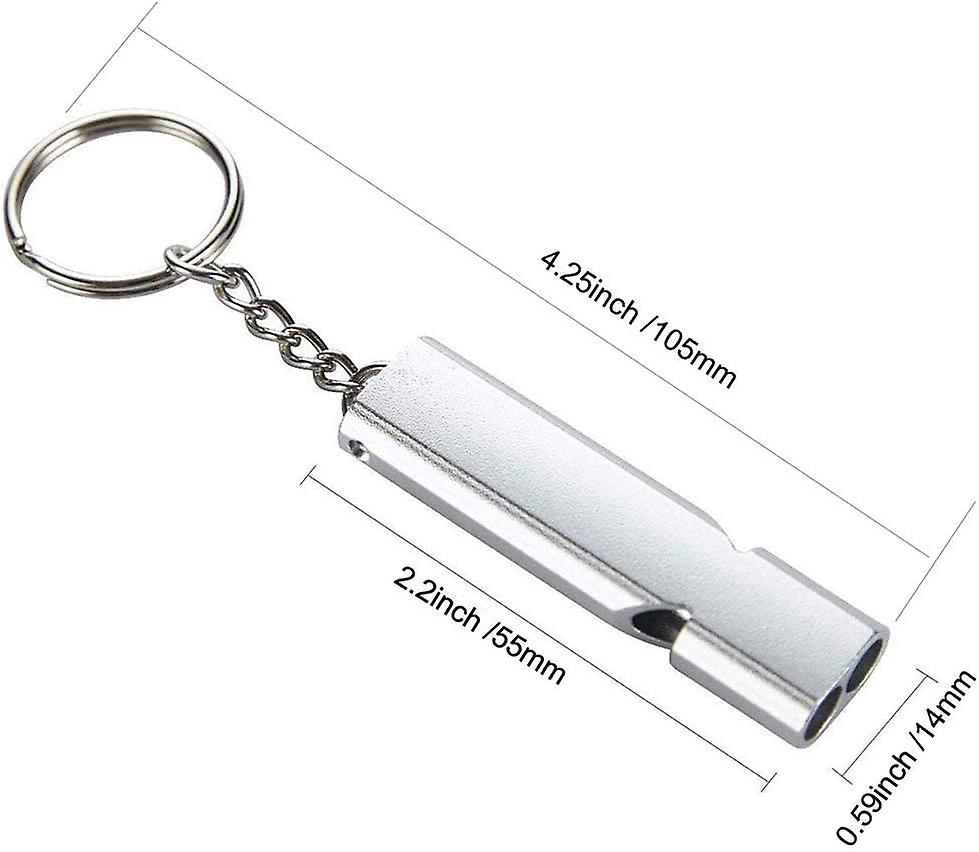Homoyoyo Pure Copper Whistle Keychain - Emergency Survival Whistle For Camping, Referee, Outdoor Use With Animal Head Design