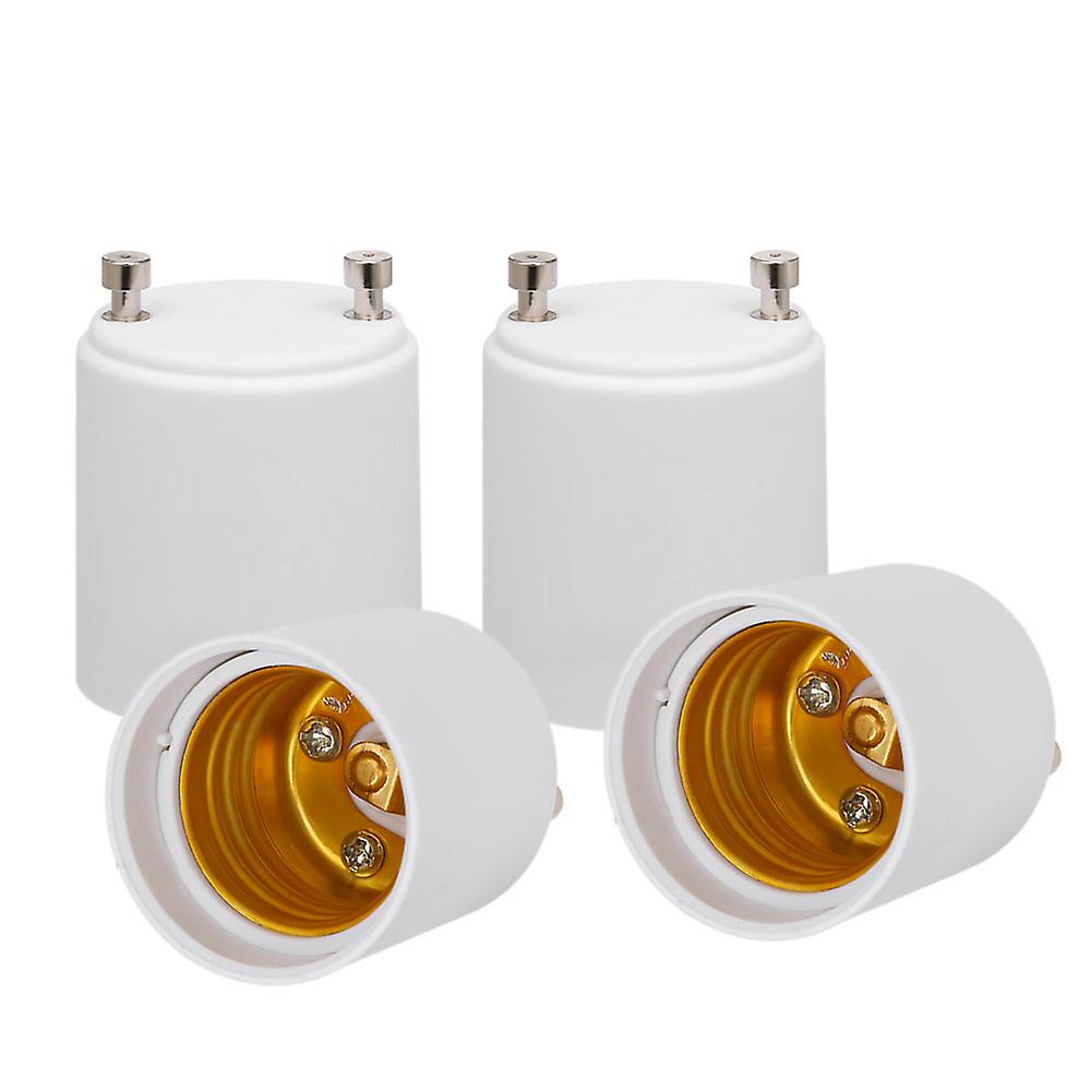 4 Pcs Gu24 To E26 E27 Adapter Led Light Bulb Holder Socket Converter