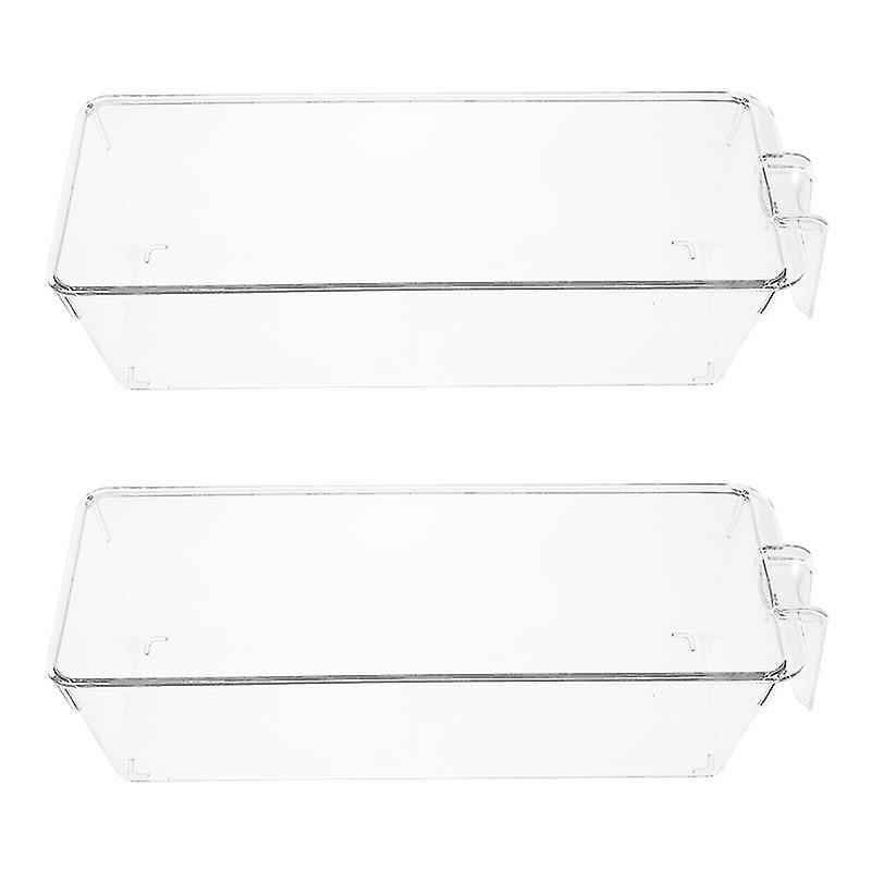 28.5X10cm Refrigerator Accessories 2pcs Transparent Storage Boxes Beer Containers Refrige