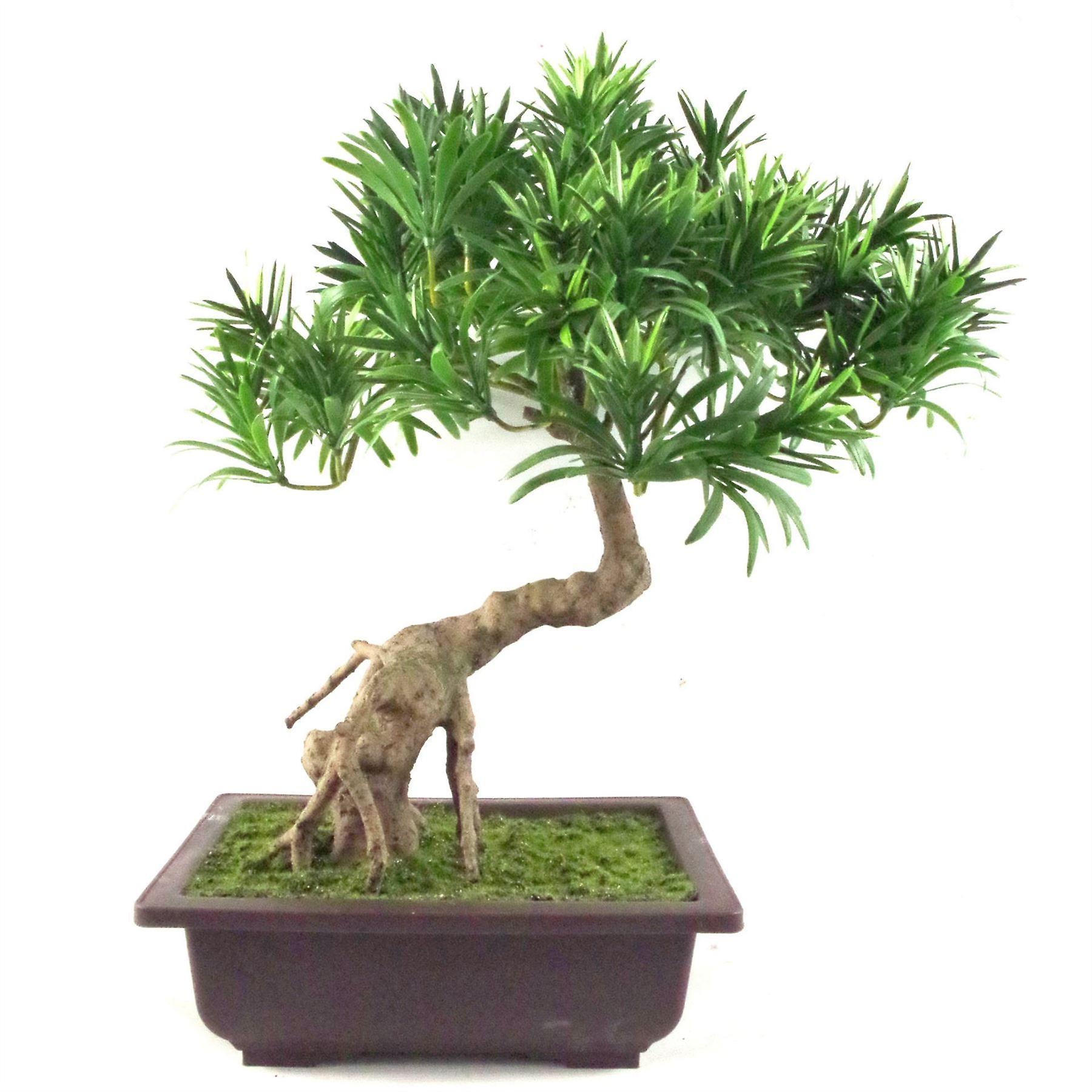 40cm Artificial Podocarpus Pine Bonsai Tree