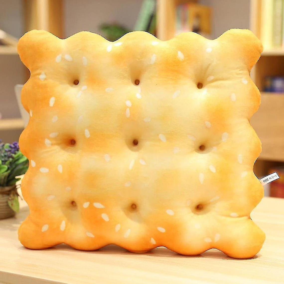 38cm Cookies Biscuits Plush Foot Shape Pillow